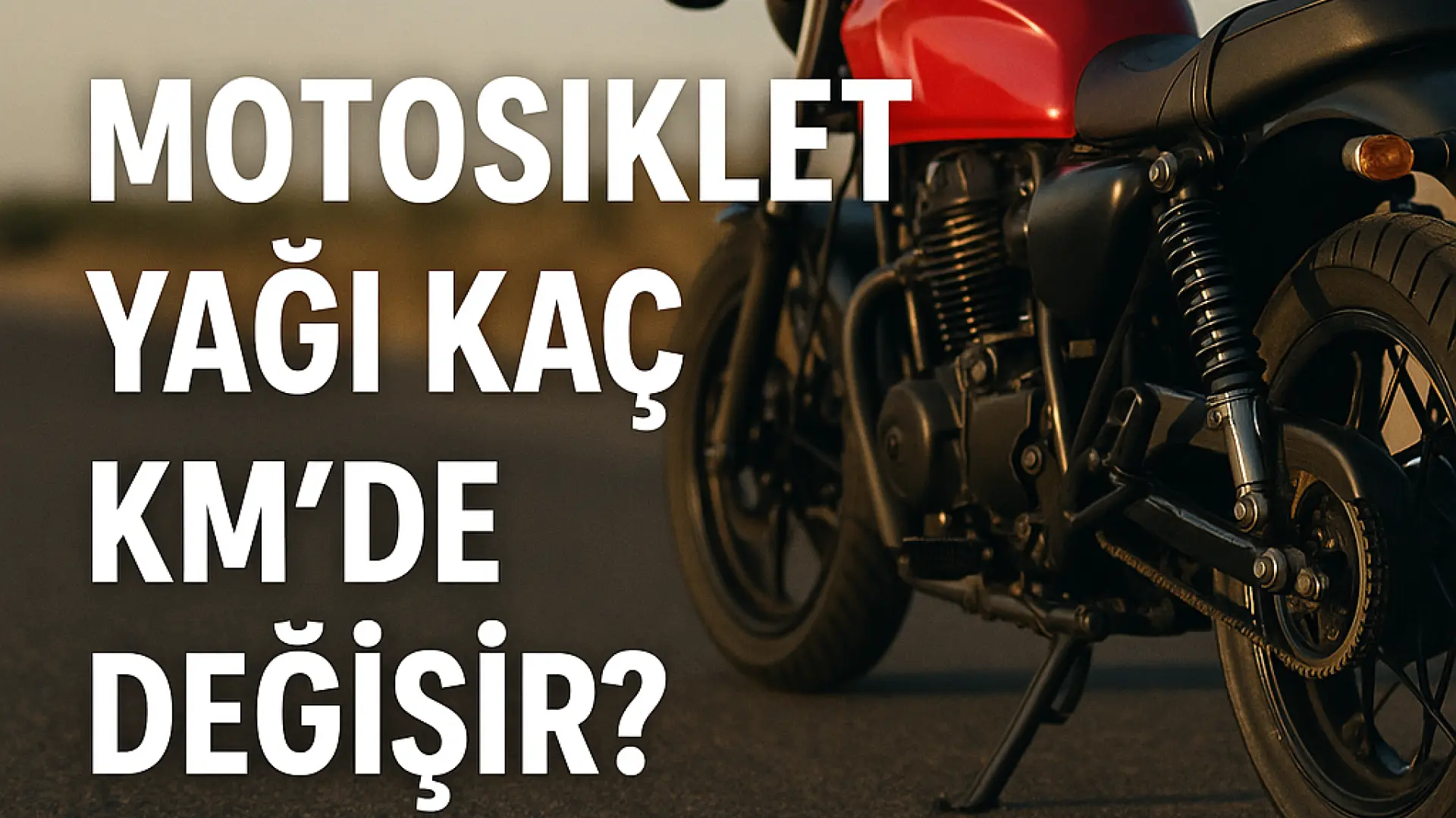 Motosiklet Yağı Kaç Kilometrede Değişir?